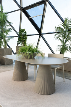 GATSBY - Oval garden table by VONDOM - view 3