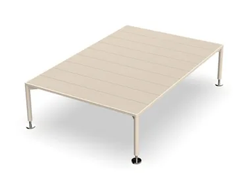 HAMPTONS - Rectangular aluminium garden side table by VONDOM - view 2