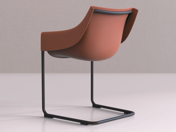 MANTA - Cantilever garden chair with armrests by VONDOM - view 2