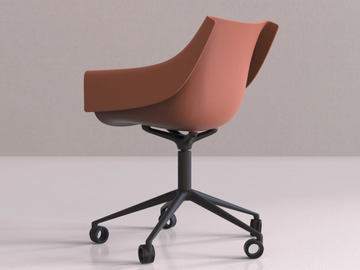 MANTA - Chair with castors with armrests by VONDOM - view 2