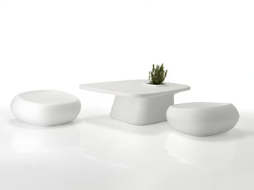 MOMA AIR POUF - Polyethylene garden pouf by VONDOM - view 3