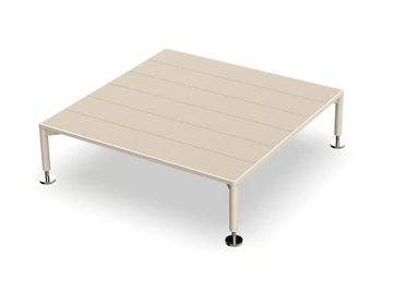HAMPTONS - Square aluminium garden side table by VONDOM - view 2