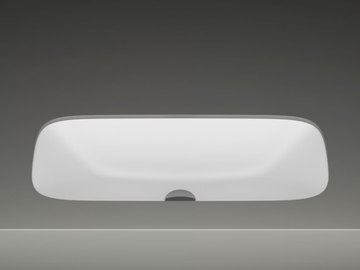ALVEO - Undermount rectangular ceramic washbasin by Valdama - view 3