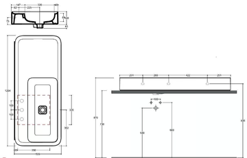 CAMEO - Countertop and wall-hung ceramic washbasin with overflow by Valdama - view 3