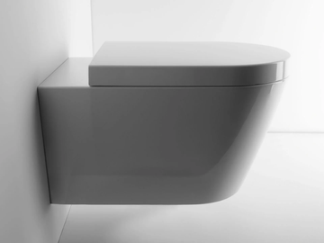 IL - Wall-hung ceramic toilet by Valdama - view 3
