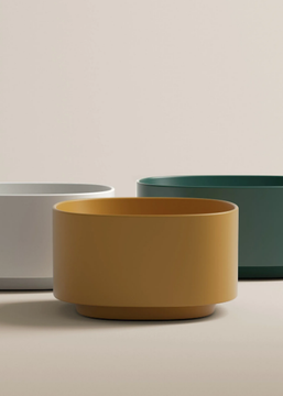 DROP MINI - Oval single countertop ceramic washbasin by Valdama - view 3