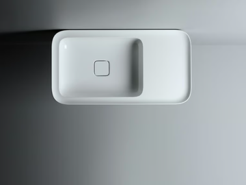 CAMEO - Countertop ceramic washbasin without overflow by Valdama - view 2