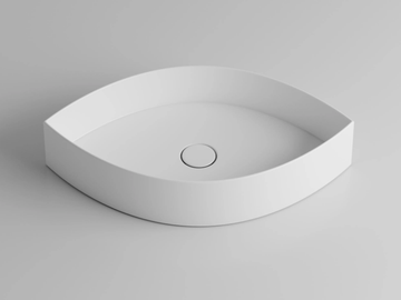 OCCHIO - Countertop ceramic washbasin by Valdama - view 3
