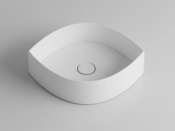 OCCHIO - Countertop ceramic washbasin by Valdama - view 2