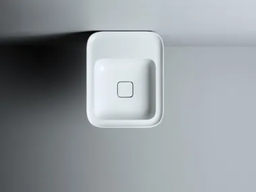 CAMEO - Countertop and wall-hung ceramic washbasin by Valdama - view 2