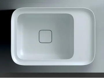 CAMEO - Inset rectangular ceramic washbasin by Valdama - view 2