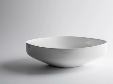 TOP - Countertop oval ceramic washbasin by Valdama - view 2
