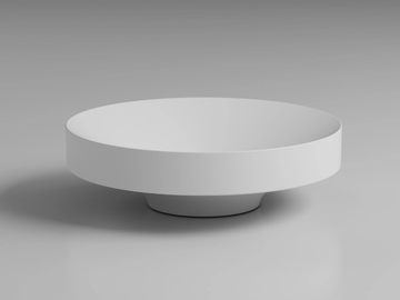 OCCHIO - Countertop round ceramic washbasin by Valdama - view 3