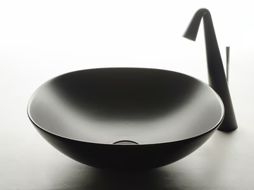POD - Countertop single ceramic washbasin by Valdama - view 2