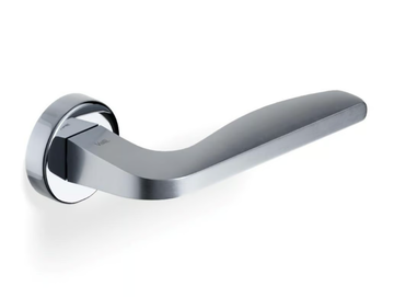 H1022 ERNANI - Brass door handle on rose by Valli - view 2