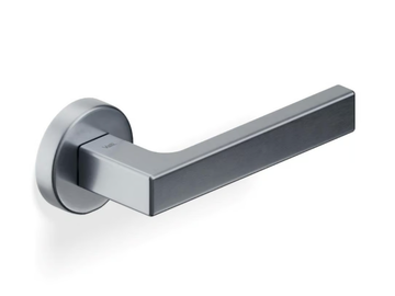 H1049 T DIVARA - Brass door handle on rose by Valli - view 3
