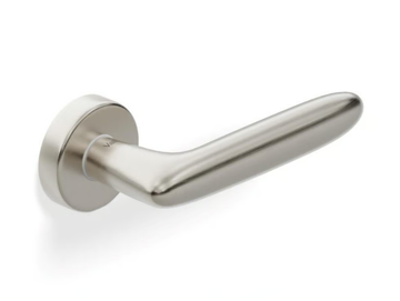 H192 PRUNUS - Brass door handle on rose by Valli - view 2