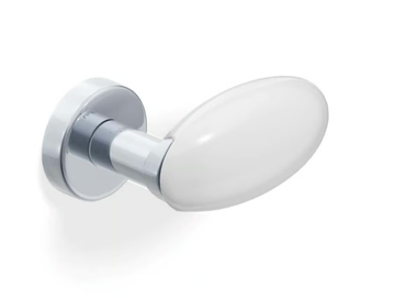 H315 G - Metal door handle on rose by Valli - view 2