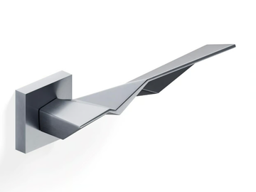 H356 ZH - Metal door handle on rose by Valli - view 3