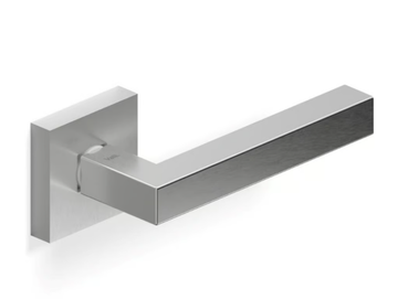 H419 BORDEAUX - Stainless steel door handle on rose by Valli - view 2