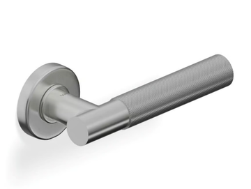 H5015 K2 - Stainless steel door handle on rose by Valli - view 3