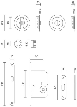 K 1200 - Recessed door handle by Valli - view 3