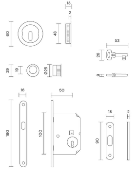 K 1201 - Recessed door handle by Valli - view 3