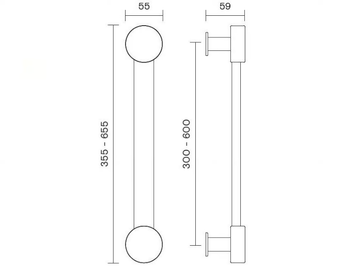 K 1231 - Aluminium pull handle by Valli - view 3