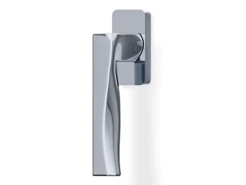 H 376 F RS - Brass window handle on back plate by Valli - view 2