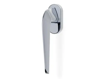 H1052 SUPERSONIC - Brass window handle on rose by Valli - view 2