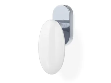 H315 G - Metal window handle on rose by Valli - view 2