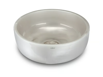 BOWL ROUND 30 - Countertop round resin washbasin by Vallvé - view 2