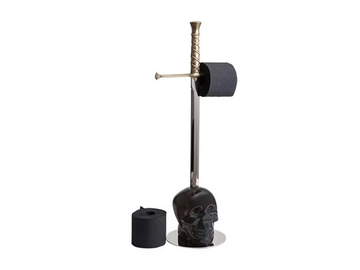 CRANIUM - Double steel toilet roll holder by Vallvé - view 2