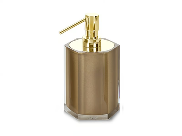 GOLD HEXA - Resin Bathroom soap dispenser by Vallvé - view 2