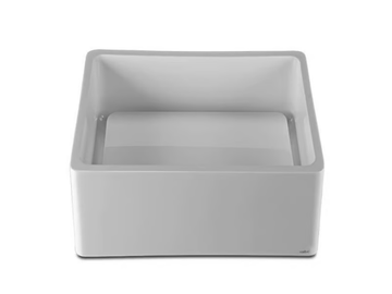 MINI-TRAY - Countertop square resin washbasin by Vallvé - view 2
