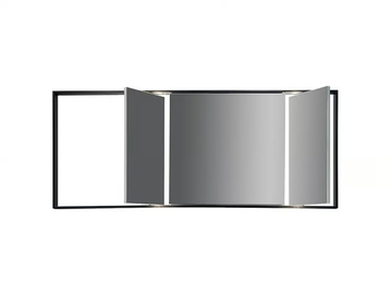 PERÍMETRO - Wall-mounted bathroom mirror with cabinet by Vallvé - view 2
