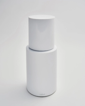 ROLL - Countertop resin toothbrush holder with lid by Vallvé - view 3