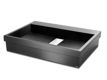 STRIPE - Inset rectangular resin washbasin by Vallvé - view 2