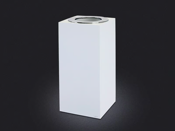 GLOSS SMALL - Resin bathroom waste bin by Vallvé - view 3