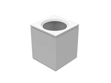 SQUARE SMALL - Resin laundry container by Vallvé - view 2