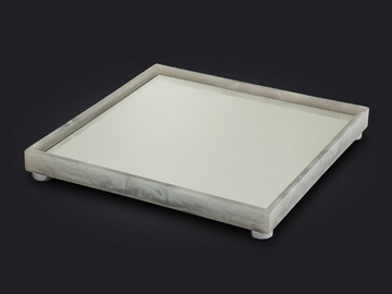 SLIM MEDIUM - Square resin tray by Vallvé - view 3