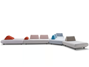 BENTO - Modular sectional fabric sofa by Varaschin - view 3
