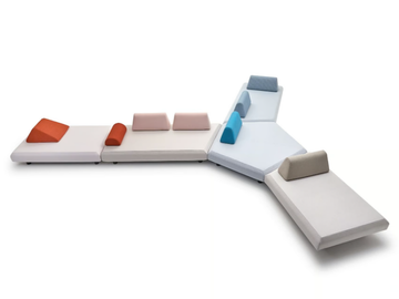 BENTO - Modular sectional fabric sofa by Varaschin - view 2