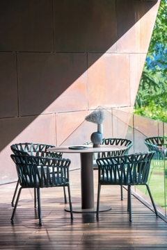 BIG - Steel table base by Varaschin - view 3