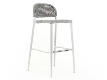 CLEVER - High powder coated aluminium garden stool by Varaschin - view 2