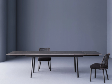 EMMA - Extending powder coated aluminium garden table by Varaschin - view 2