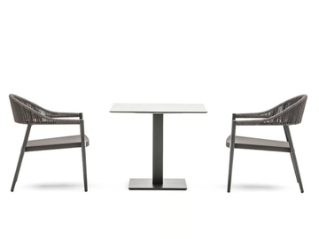 TIGHT LOW - Powder coated steel table base by Varaschin - view 3