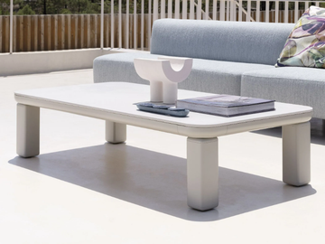 CUSTOMADE - Aluminium garden coffee table with ceramic or HPL top by Varaschin - view 2