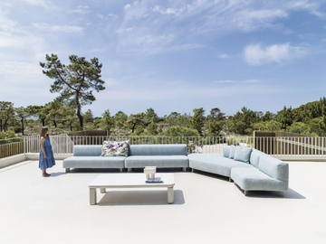 CUSTOMADE - Aluminium garden coffee table with ceramic or HPL top by Varaschin - view 3
