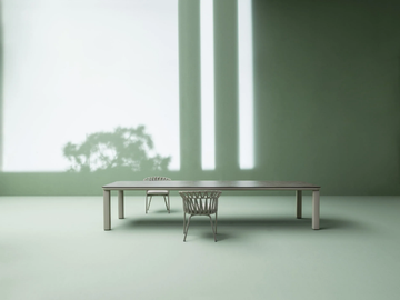 CUSTOMADE - Aluminium garden table with ceramic or HPL top by Varaschin - view 3